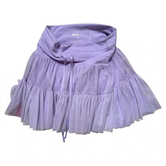 POPFLEX Lilac Ruffled Mini Skirt - Picture 7 of 7
